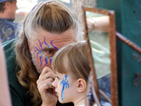 face-painting