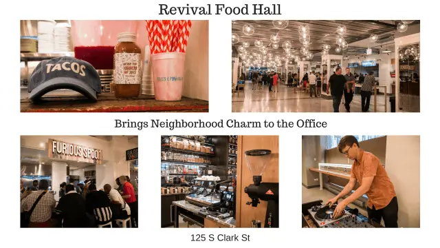 Revival Food Hall Brings Neighborhood Charm to the Office