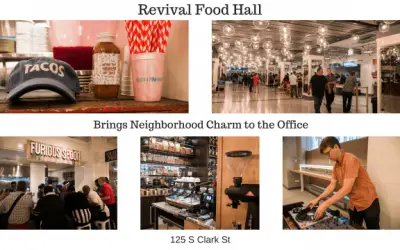 Revival Food Hall Brings Neighborhood Charm to the Office